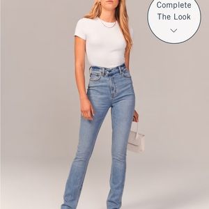 Abercrombie & Fitch Ultra High Rise 90s Slim Straight Jean Size 8